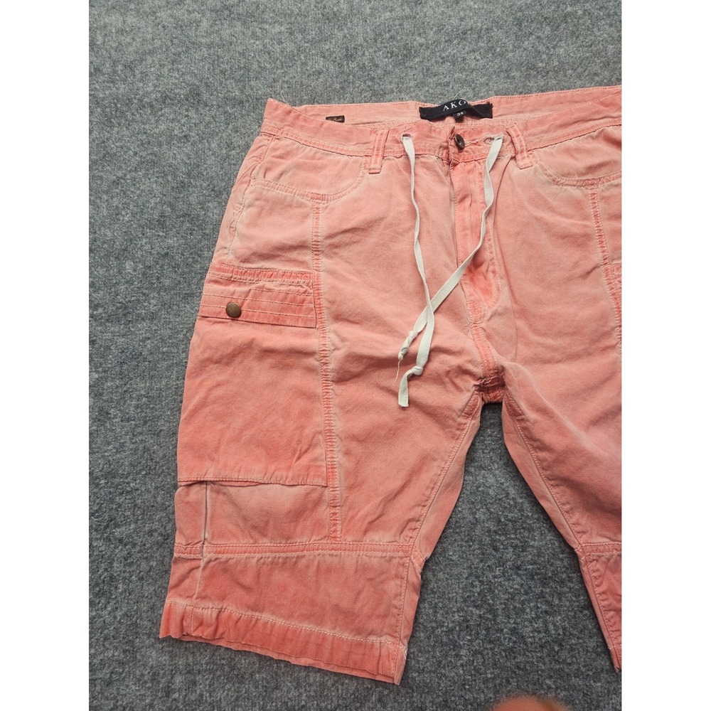 AKOO Cargo Shorts Men's Size 34 Pockets Drawstrings